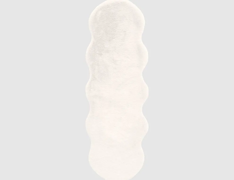 Kunstfellteppich Mia Creme
