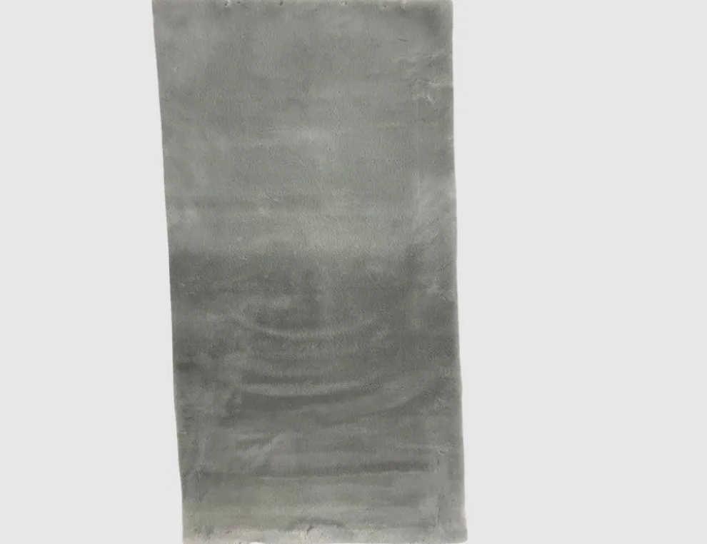 Kunstfellteppich Softy Hellgrau