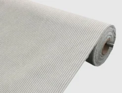 Möbelstoff Cord Hellblau, Grau
