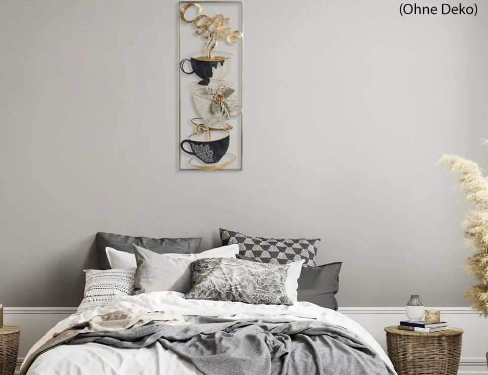 Metallbild Coffee 29x74cm