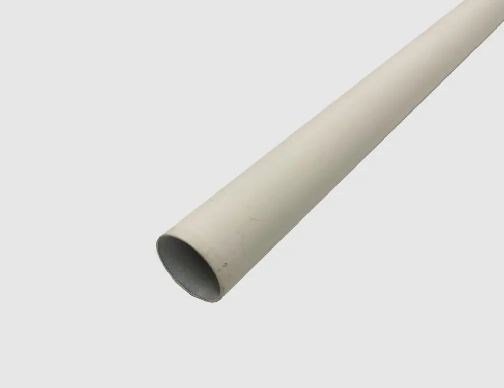 Metallrohr 120 cm Weiß