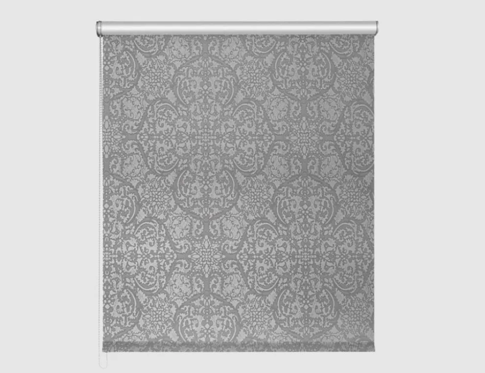 Mini Verdunkelungsrollo Grau 105x150cm