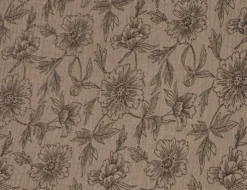Musselin Double Gauze Blume Braun