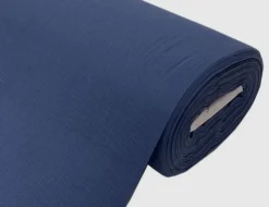 Musselin Double Gauze Dunkelblau