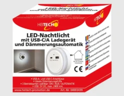 Nachtlicht LED USB-C/A