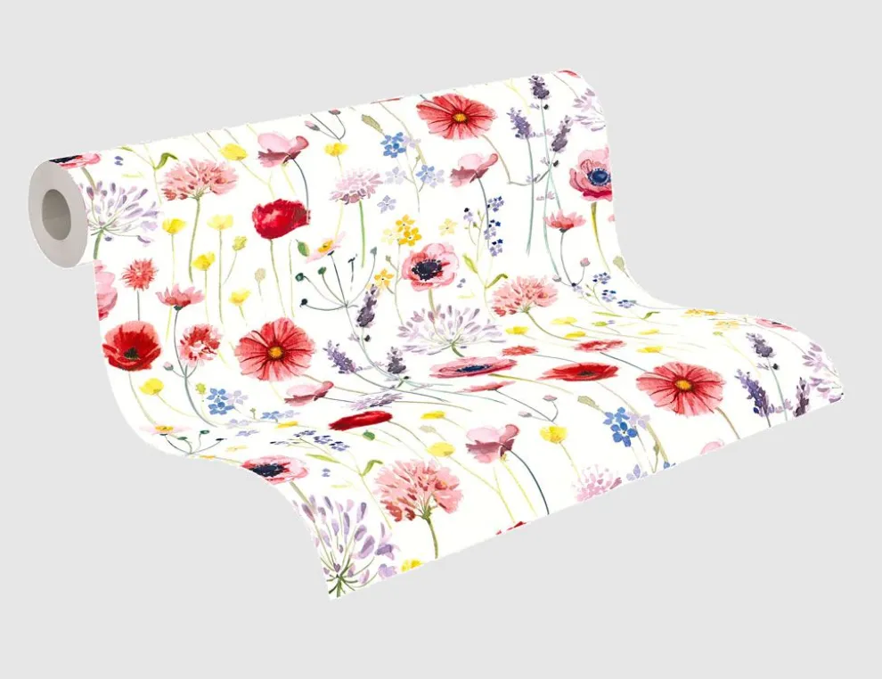 Papiertapete Blume Multi