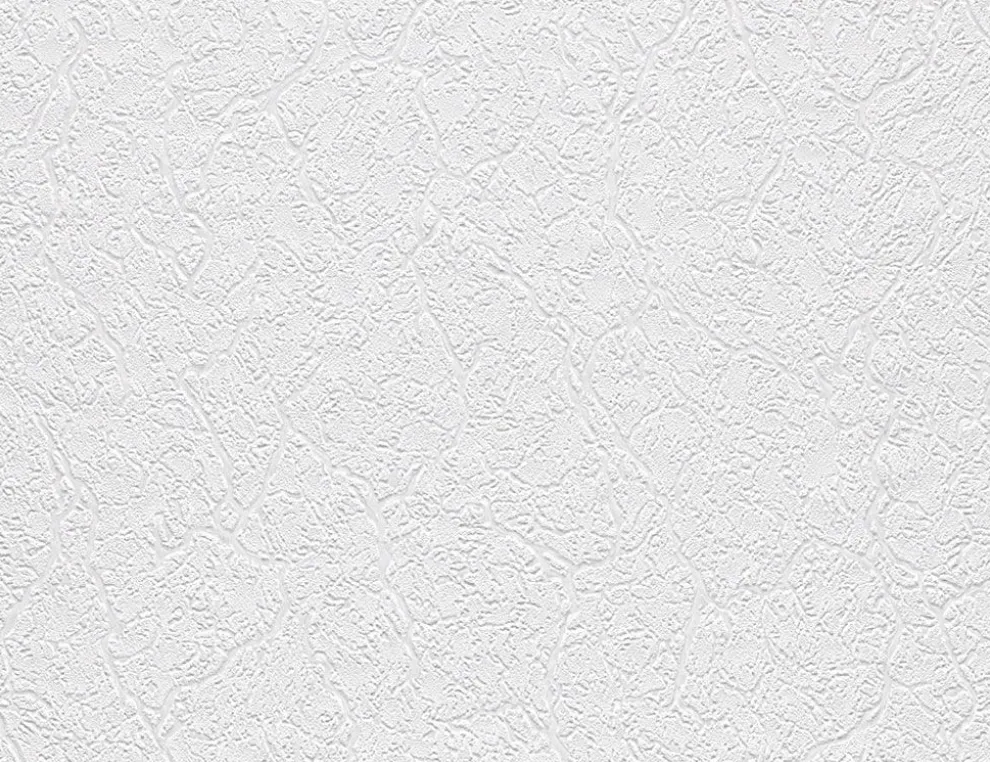 Papiertapete Uni Weiß