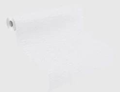 Papiertapete Uni Weiß