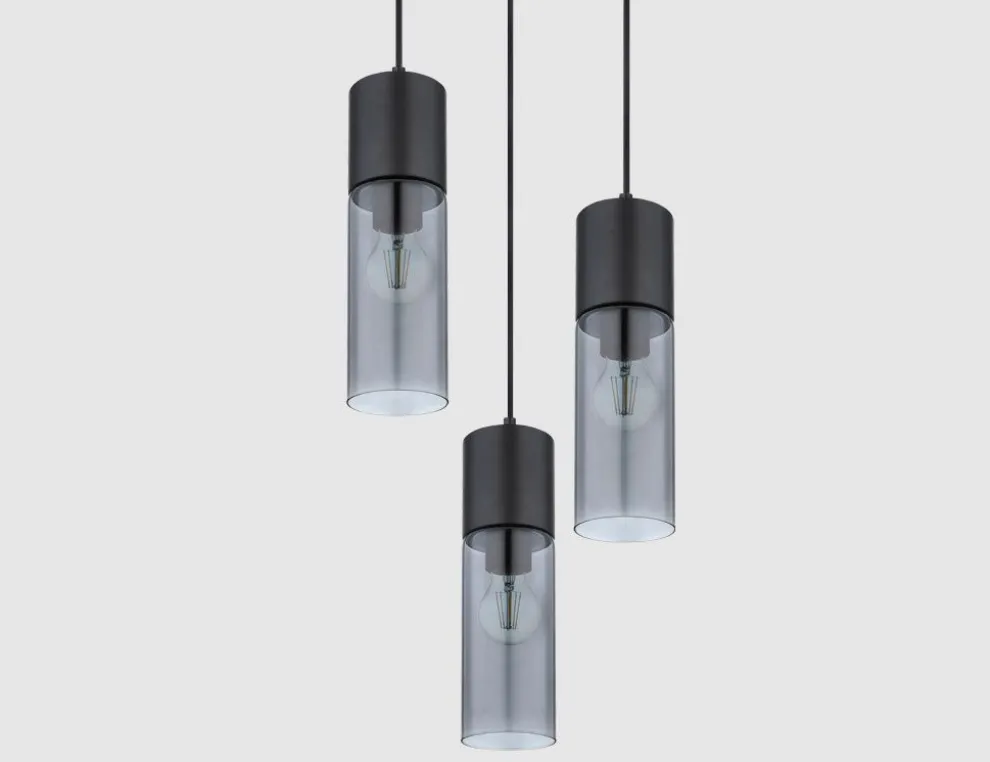 Pendelleuchte Glas Ø 30 cm 3er