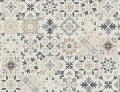 PVC Calypso Tile Beige, Grau 4m