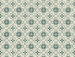 PVC Calypso Tile Blau, Weiß
