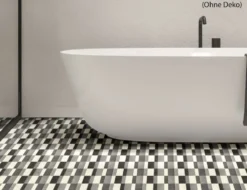 PVC Calypso Tile Weiß, Anthrazit