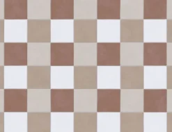 PVC Cupid Tile Beige, Braun 3m