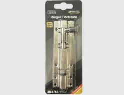Riegel Nirosta Silber rund