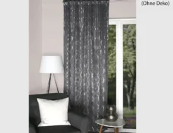 Schlaufenschal Valentina Grau Silber