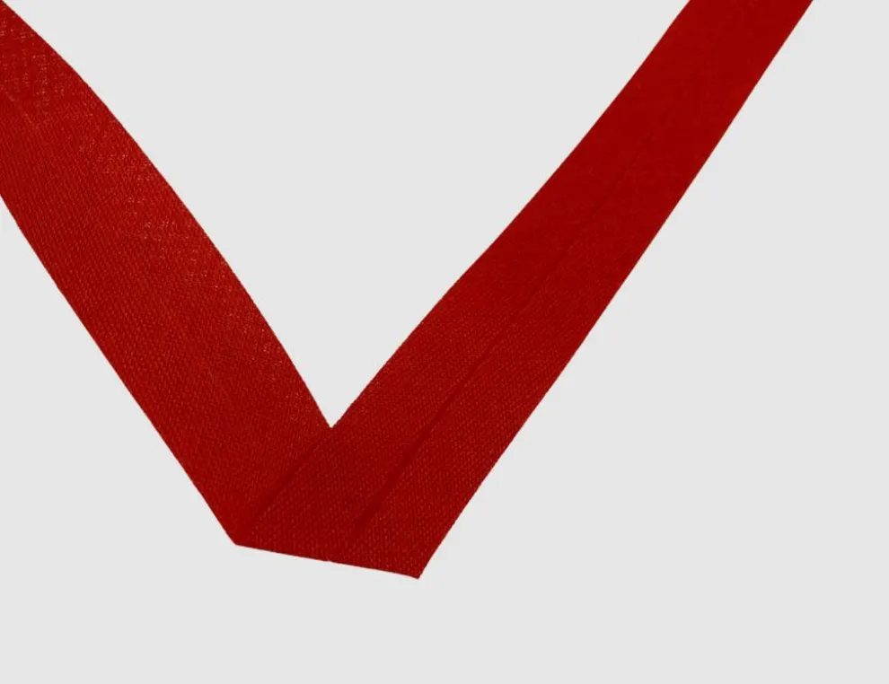 Schrägband Rot