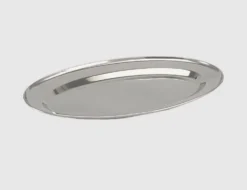 Servierplatte Edelstahl