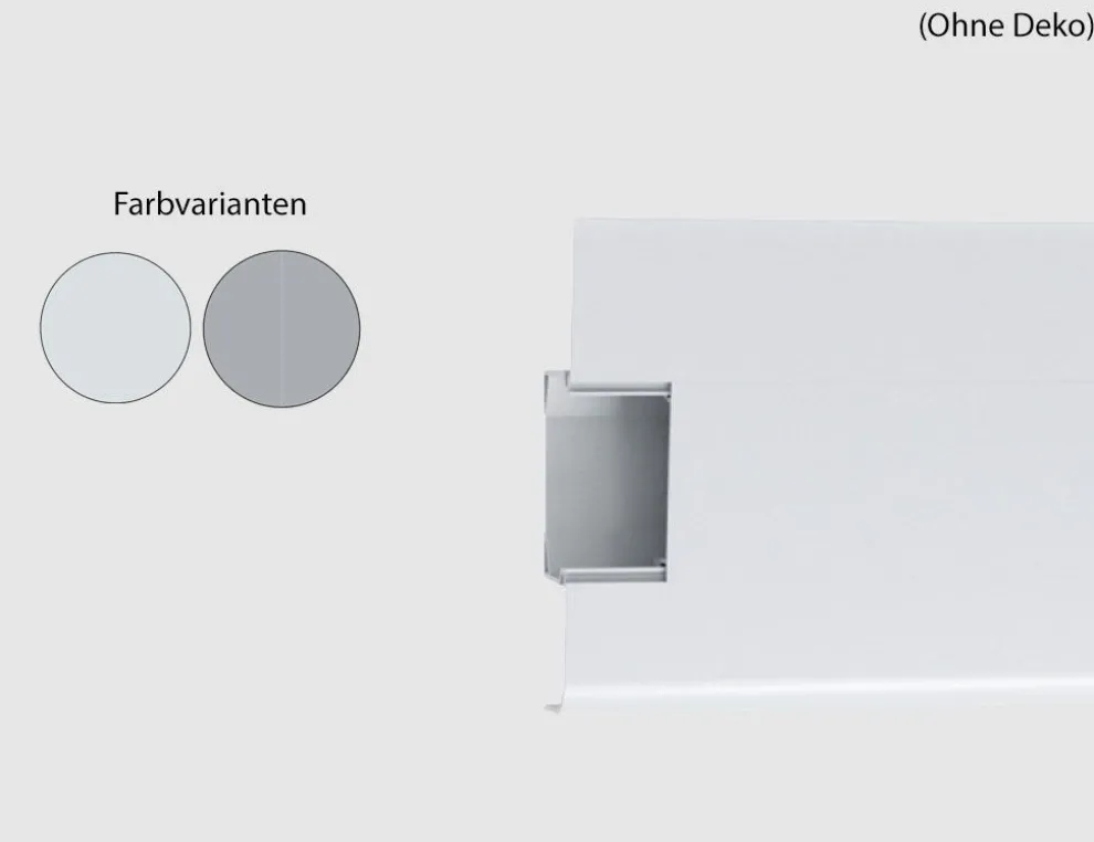 Sockelleiste mit Kabelkanal