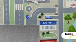 Spielteppich Straße Bunt