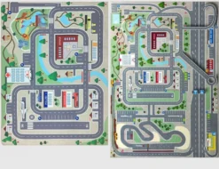 Spielteppich Straße Bunt