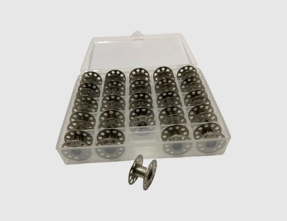 Spulenbox Metall Transparent
