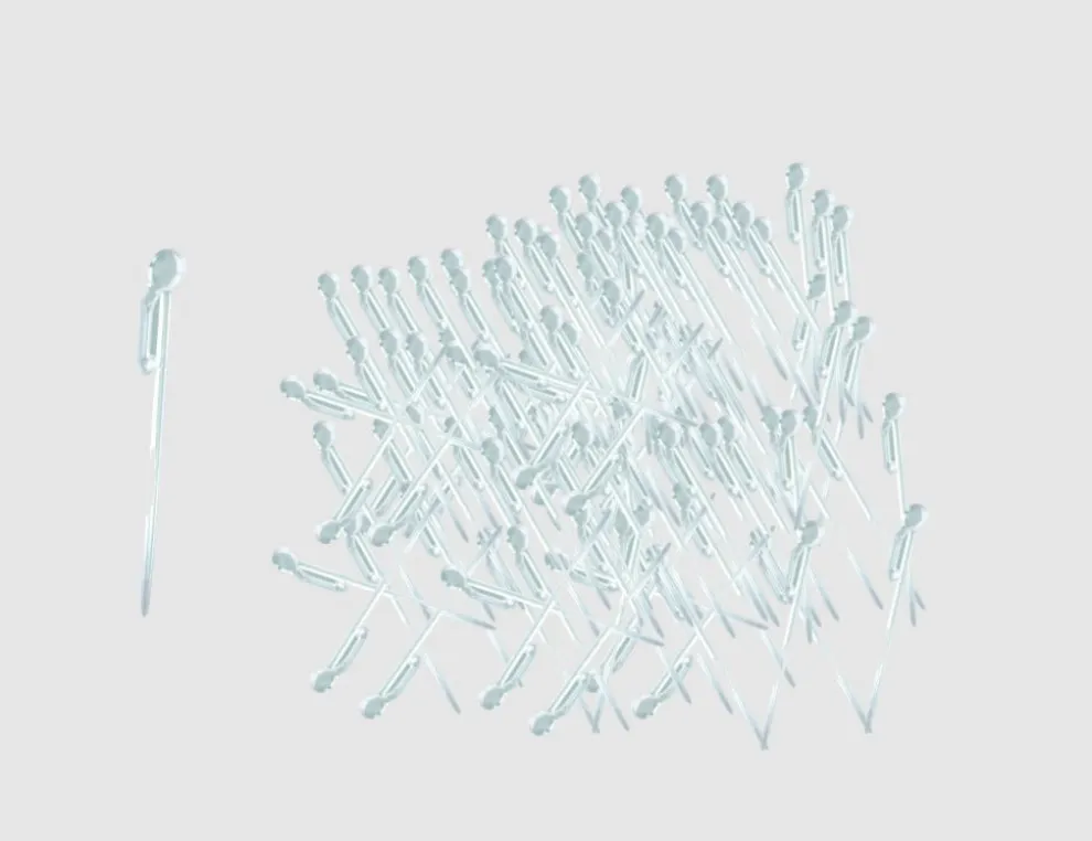 Stecknadel mit Widerhaken