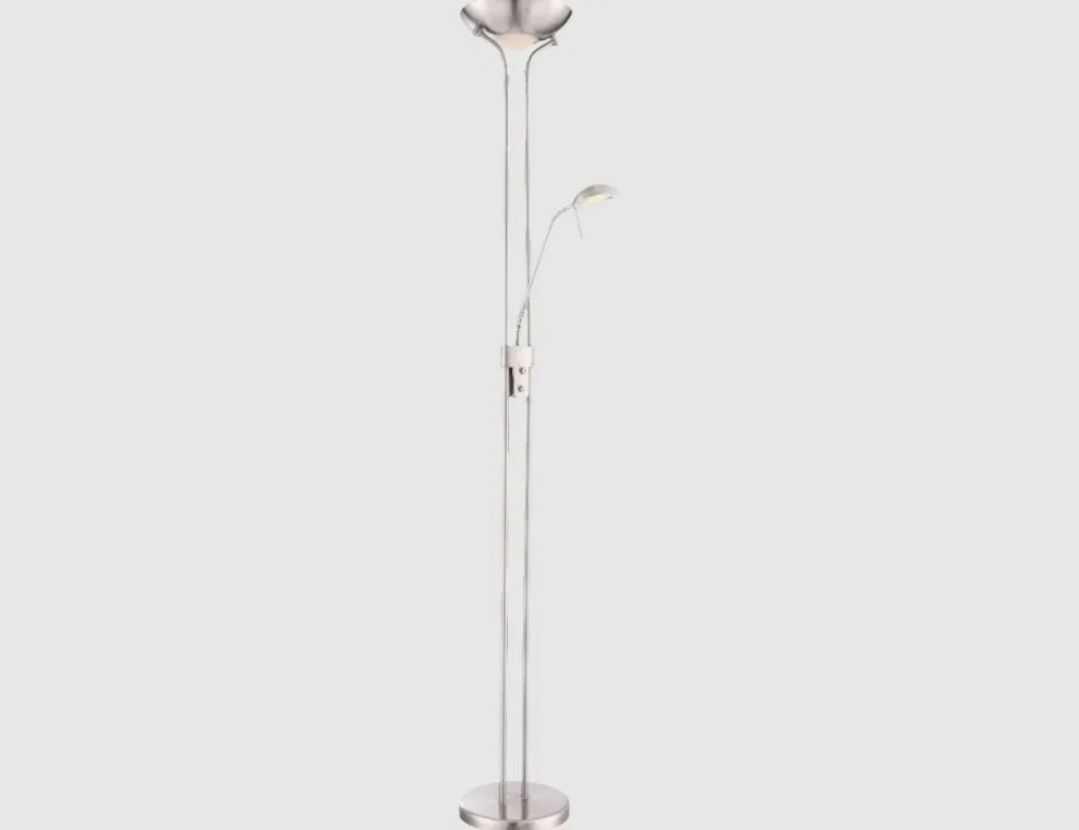 Stehleuchte LED Silber 180 cm