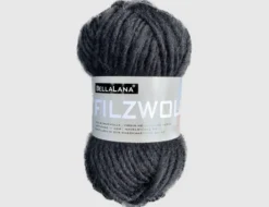 Strickgarn Filz schwarz