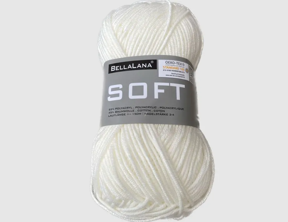 Strickgarn Soft weiß
