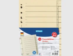 Stylex Trennblätter 10er DIN A4