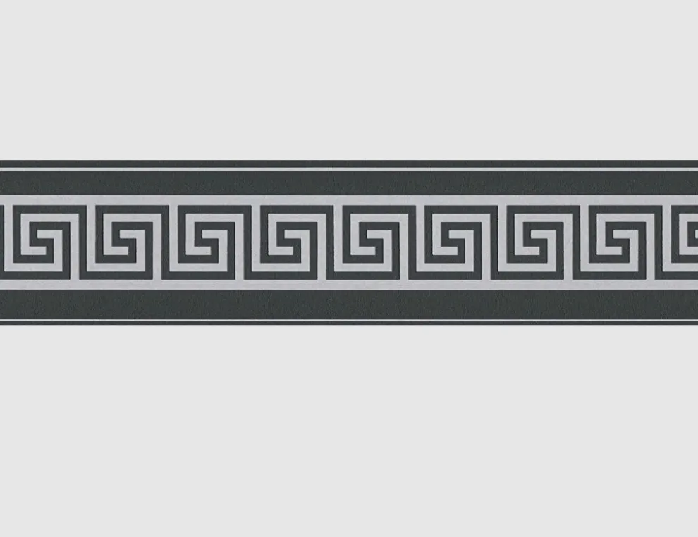 Tapetenborte Grafik Schwarz