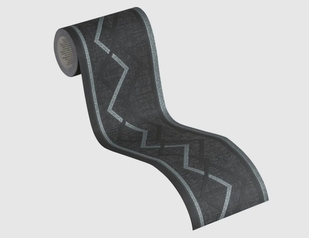 Tapetenborte Grafik Schwarz