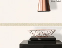 Tapetenborte Vinyl Jugendstil Beige