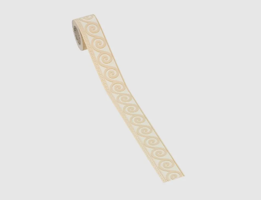 Tapetenborte Vinyl Jugendstil Beige