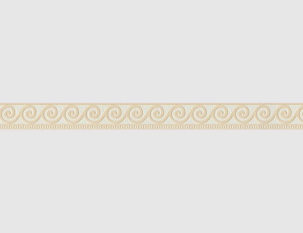 Tapetenborte Vinyl Jugendstil Beige