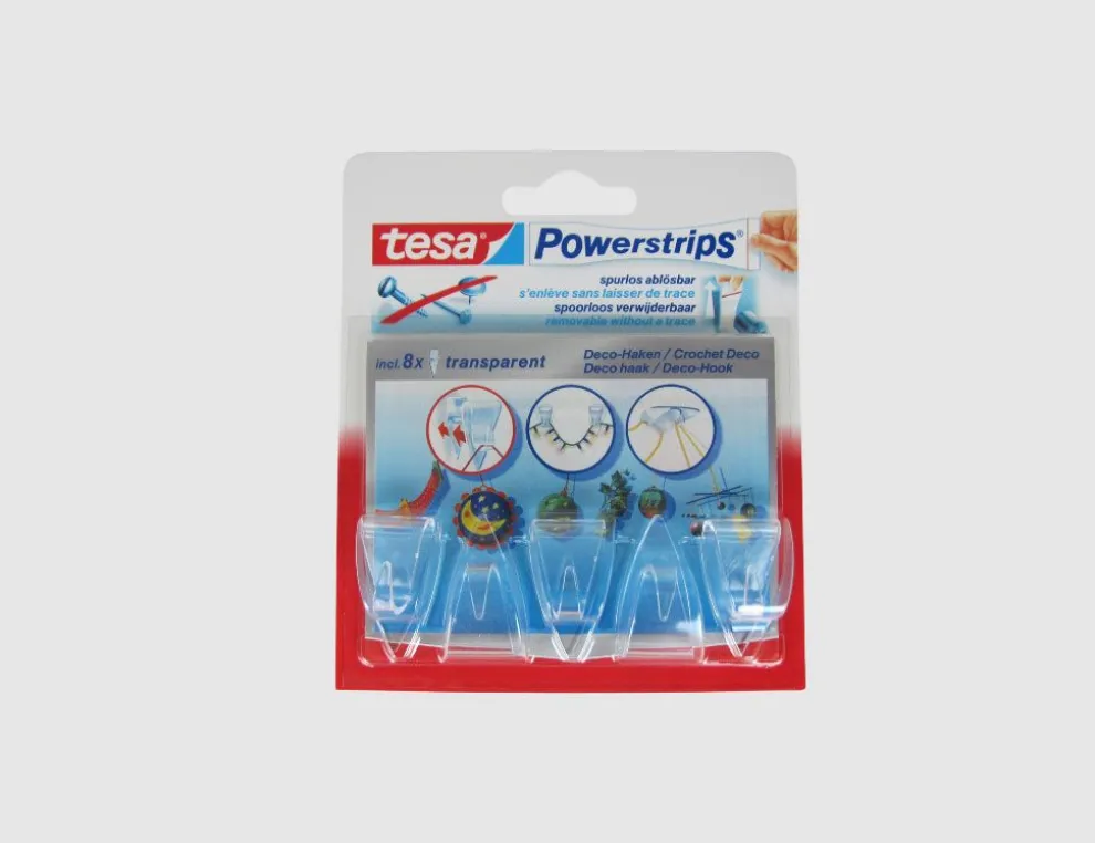 tesa Deco-Haken Transparent