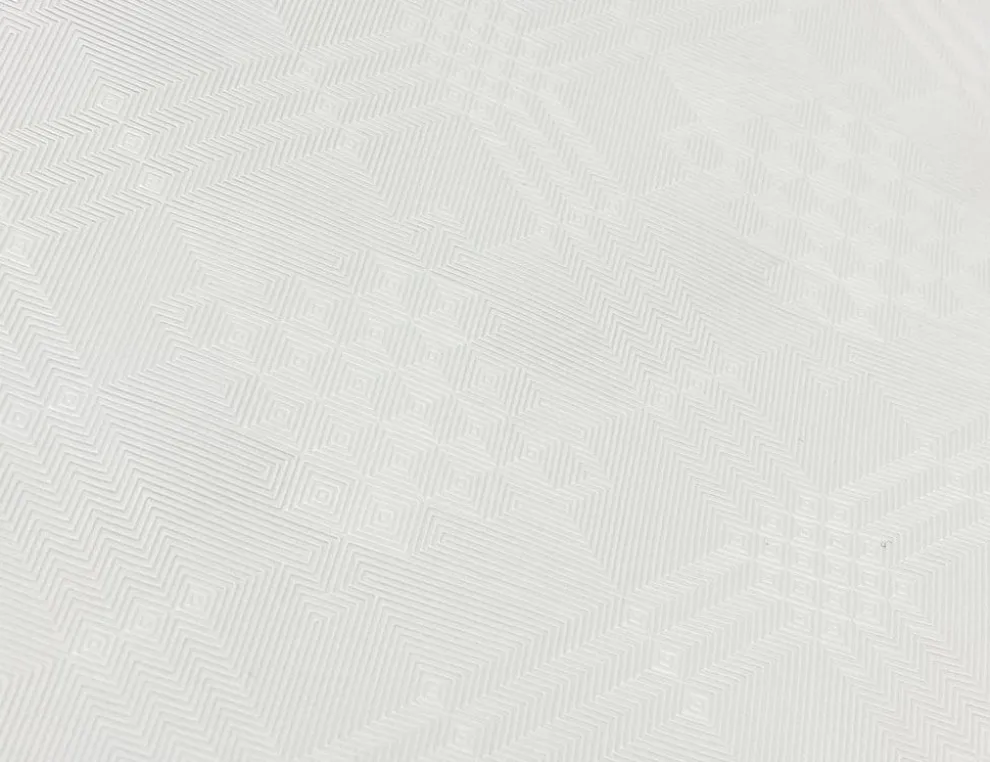 Tischdecke Geometrisch Weiß