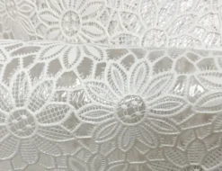 Tischdecke Vinyl Spitze Blumen