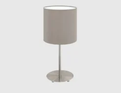 Tischleuchte Taupe