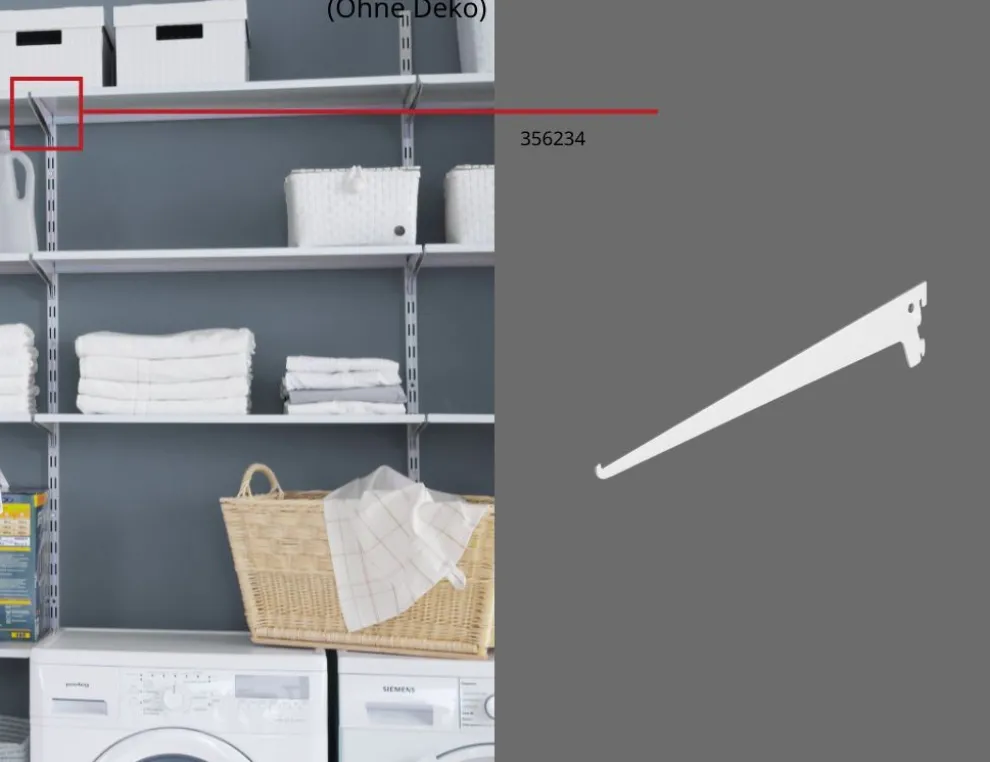Träger 1-reihig 30 cm