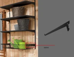 Träger 1-reihig 30 cm