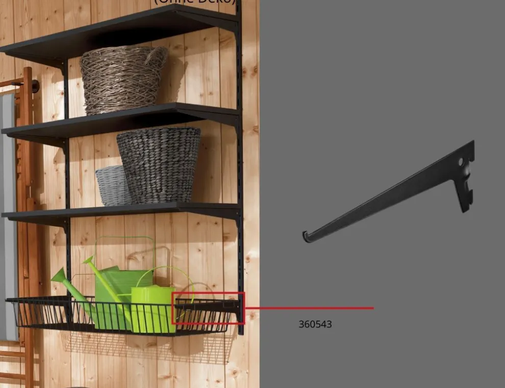 Träger 1-reihig 30 cm