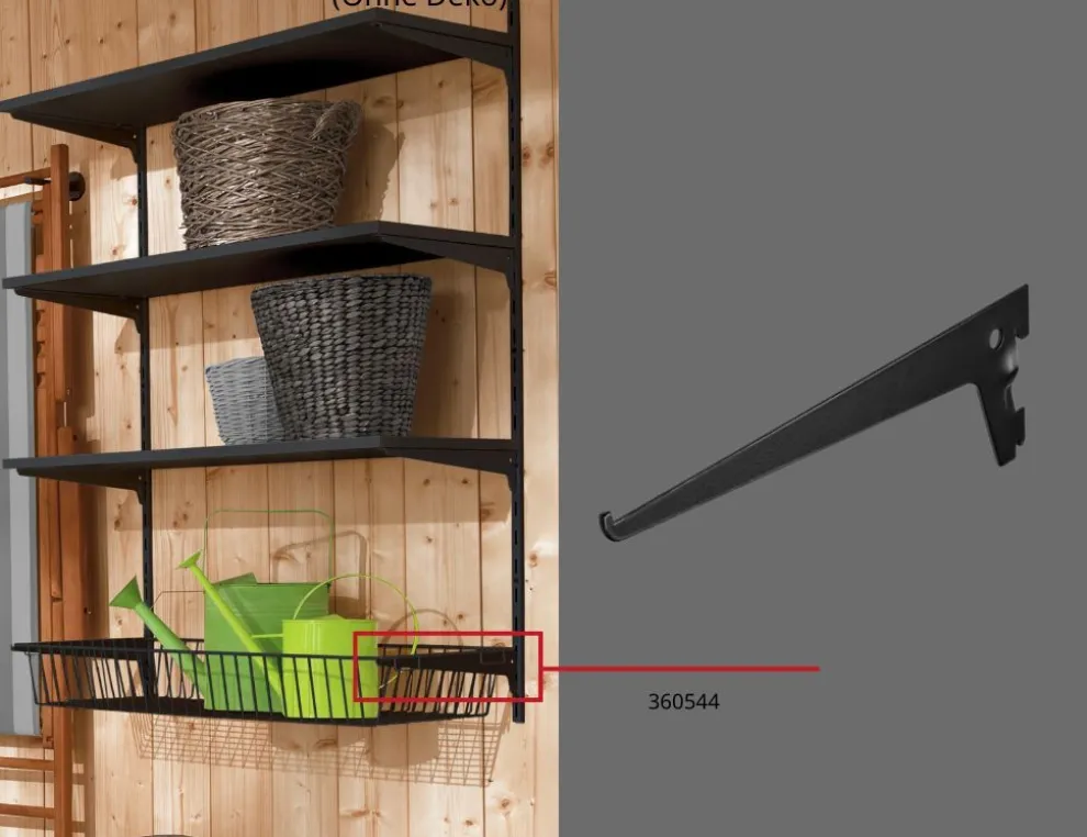 Träger 1-reihig 35 cm
