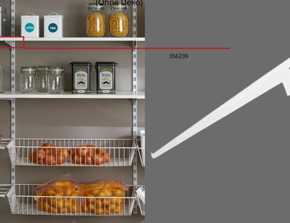 Träger 1-reihig 60 cm