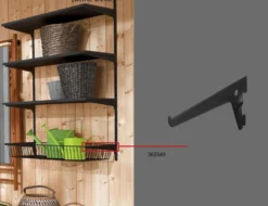 Träger 1-reihig 15 cm
