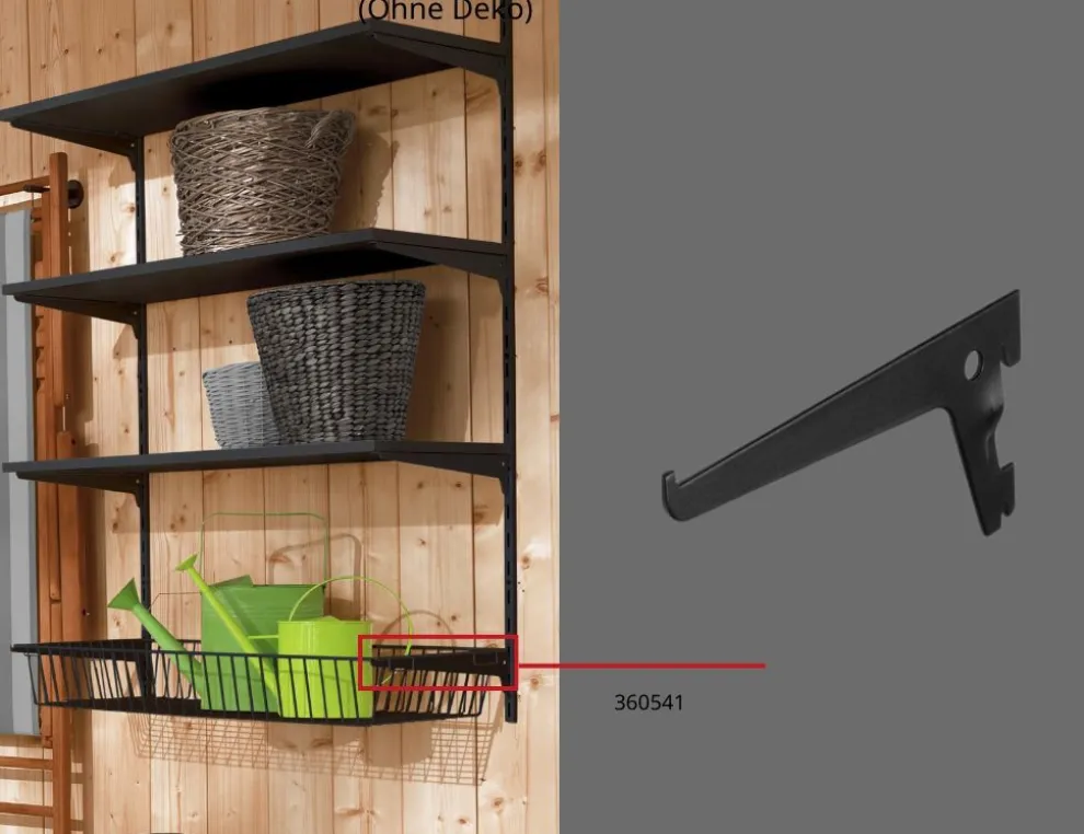 Träger 1-reihig 20 cm