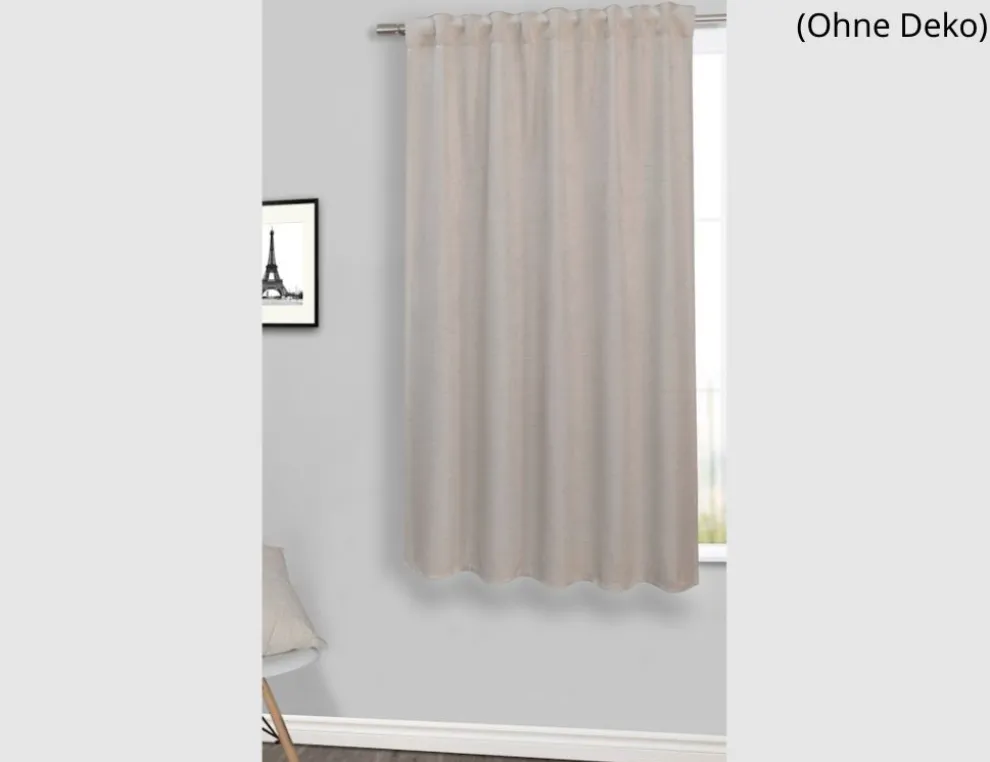 Verdeckte Schlaufe Barcelona Natur 175x135cm