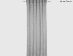 Verdeckte Schlaufe Dolce Vita Grau 245x135cm