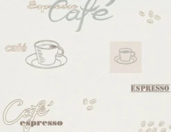 Vinyltapete Kaffeezeit Beige