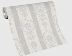 Vinyltapete Ornamente Flitter Beige